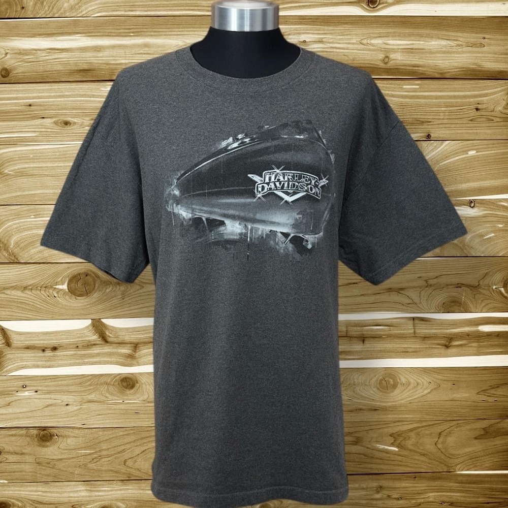 Harley Davidson Cancun Mexico Skull Graphic T-Shirt  Gray size Motorcycle XL